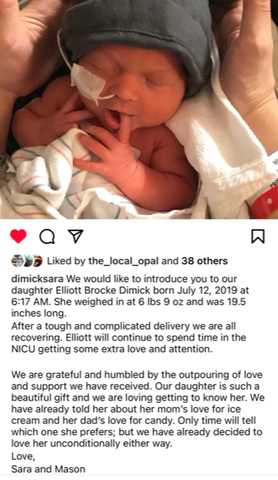 Introducing our Daughter