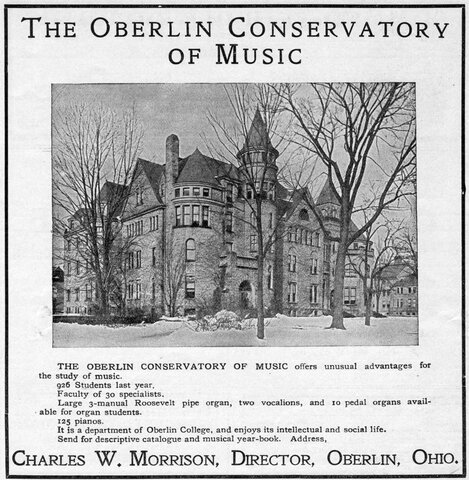 Oberlin Established the Conservatory of Music Program