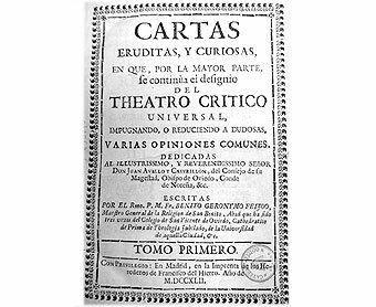 “Cartas eruditas y curiosas”