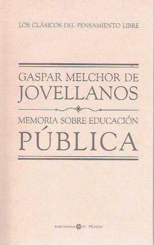 “Memoria sobre la educación pública”