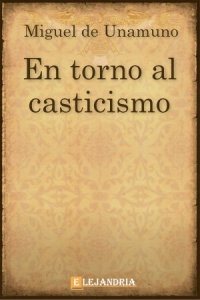 “En torno al casticismo”