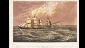 President Lincoln declares a blockade of Southern ports