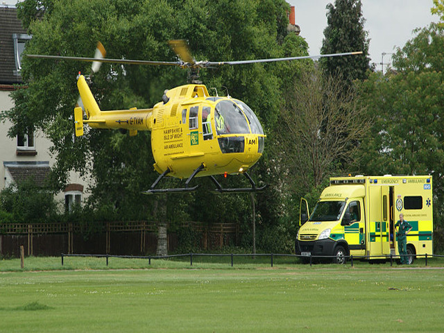 Hampshire and Isle of Wight Air Ambulance Launch