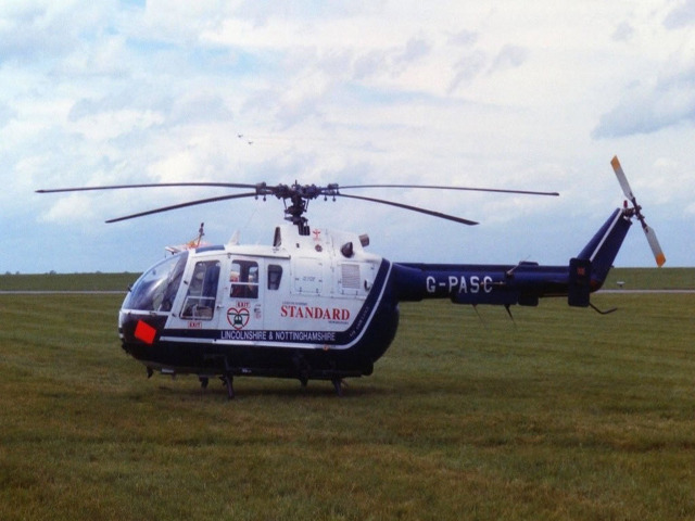 Lincolnshire Air Ambulance launch