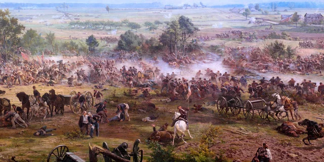 The Battle at Gettysburg