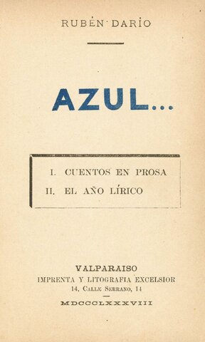 POESÍA. AZUL