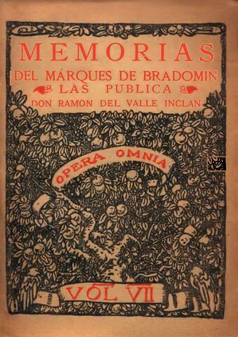 NOVELA. SONATA DE OTOÑO: MEMORIAS DEL MARQUÉS DE BRADOMÍN