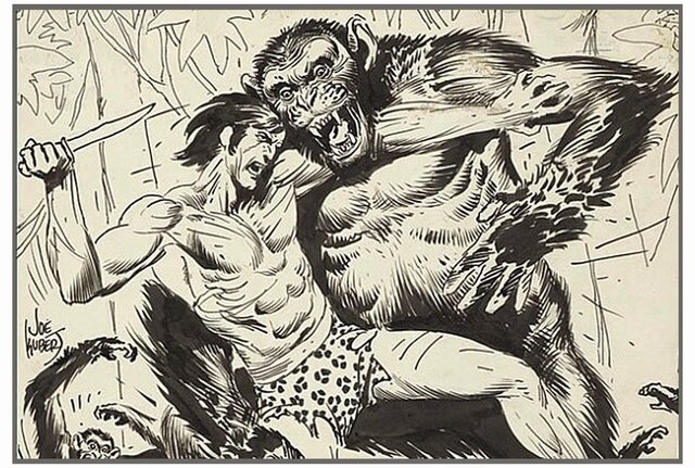 Aparece Tarzan de los monos.