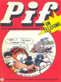Aparece por primera vez en blanco y negro Pif.