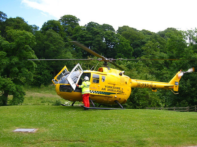 AA sponsors an air ambulance for Yorkshire