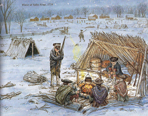 Winter at valley forge