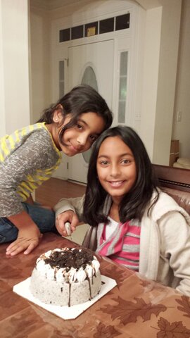 El cumpleaños de mi hermana.