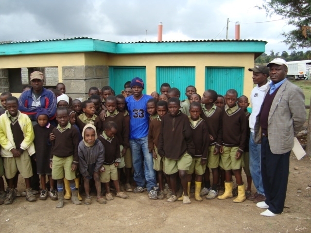 Jacaranda completed latrines
