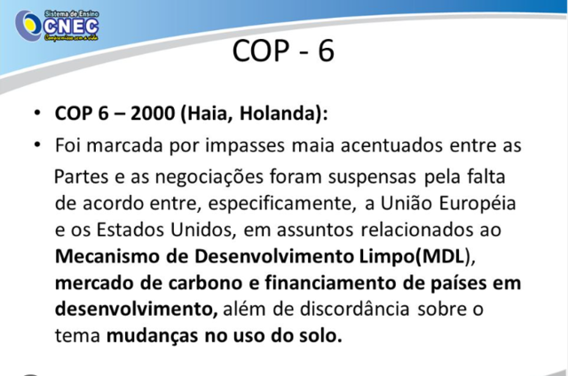COP6 – Haia, Holanda (2000)