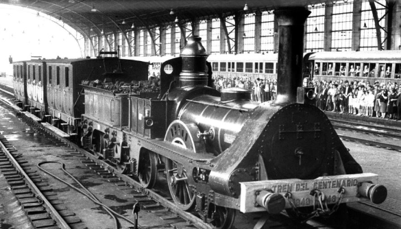 Primer ferrocarril: Barcelona-Mataró