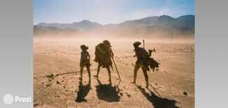 Transporte a pie o mediante animales