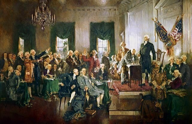 U.S. Constitution written