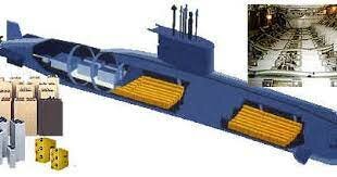 Primer submarino propulsado con baterias