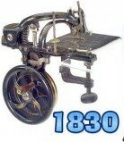 Invención 1ª máquina de coser funcional