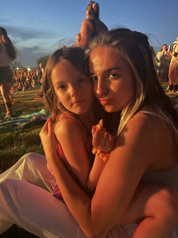 My youngest sister was born