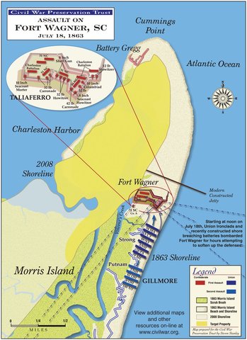 Battle at Fort Wagner
