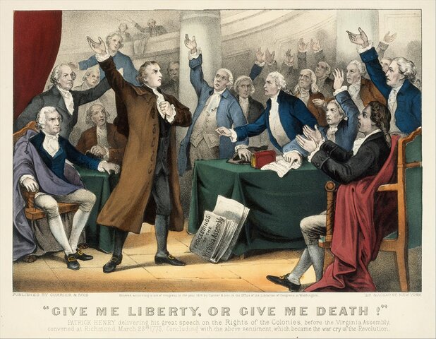Patrick Henry's “Liberty or Death” speech