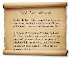 23rd amendment