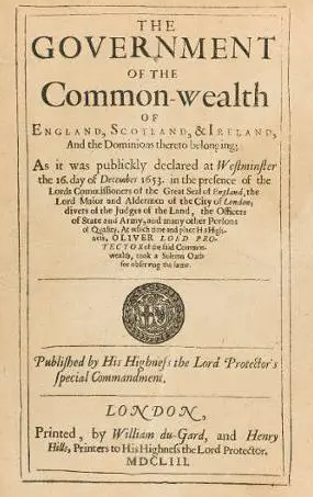 The Instrument of Government