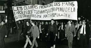 Student revolt in Paris