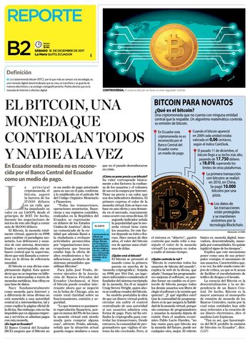 Primera moneda Bitcoin
