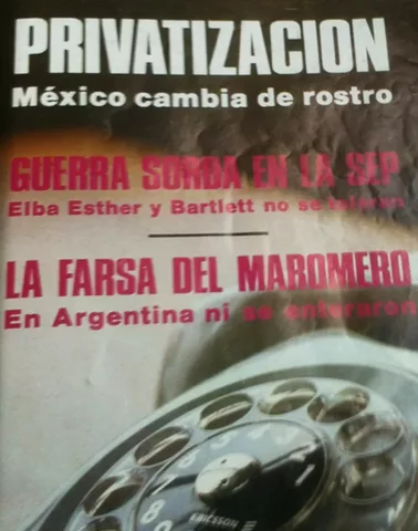 Privatizaciones banca, Telmex, líneas aereas, etc...