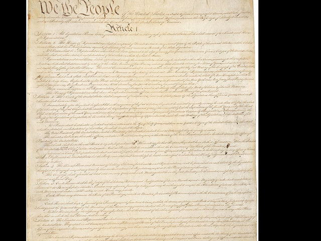 Us constiution written