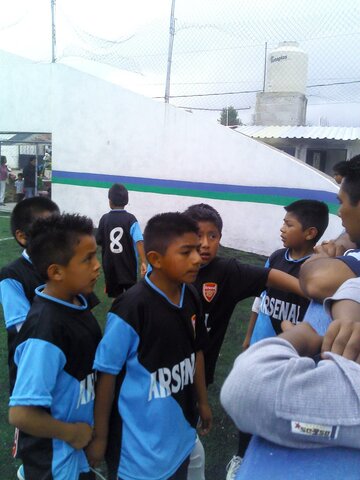 Primer partido con mis amigos