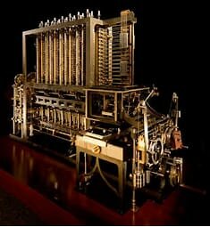 1837   maquina diferencial Babbage