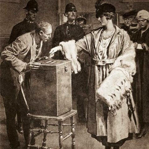 U2 Obtención del voto femenino en Inglaterra