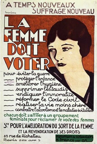 U2 Obtención del voto femenino en Francia&nbsp;