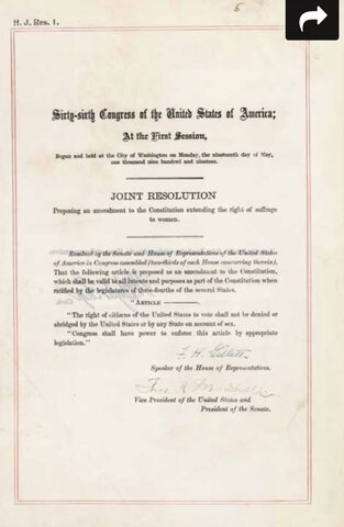 U2 Obtención del voto femenino en Estados Unidos