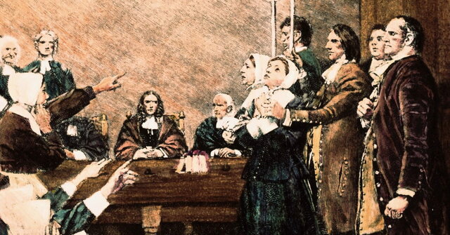 Salem Witch trials in Salem  Massachusetts
