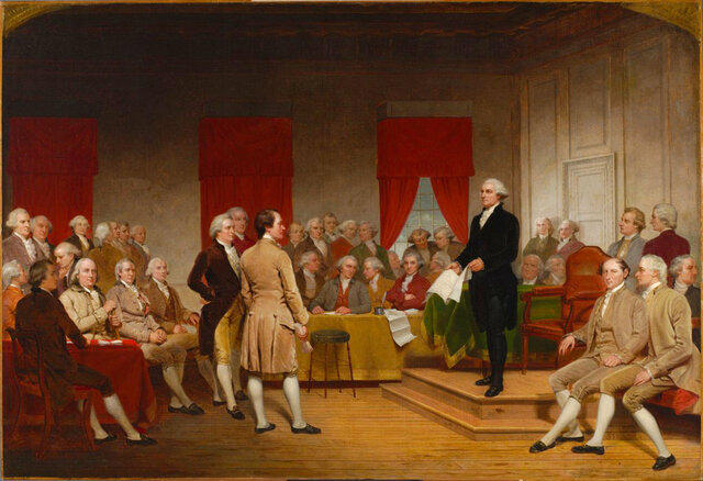 U.S. Constitution written