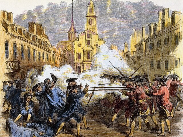 1,000' of Redcoats in Boston