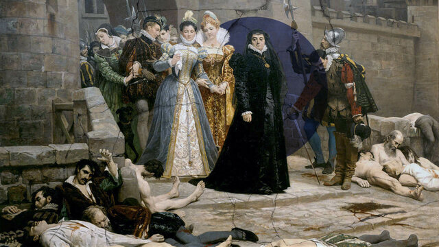 Noche de Bartolomé: matanza de hugonotes en París