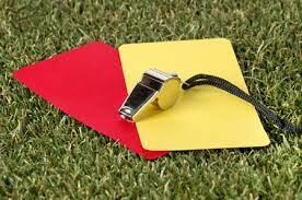 Nacen las tarjetas roja y amarilla