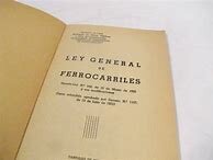 Ley General de Ferrocarriles