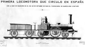 Primer ferrocarril: Barcelona-Mataró