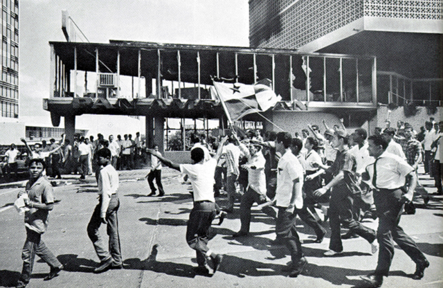 Riots Erupt over Panamanian Flag in Canal Zone