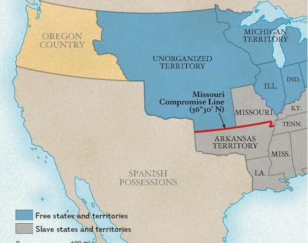 Missouri Compromise- P + S, G
