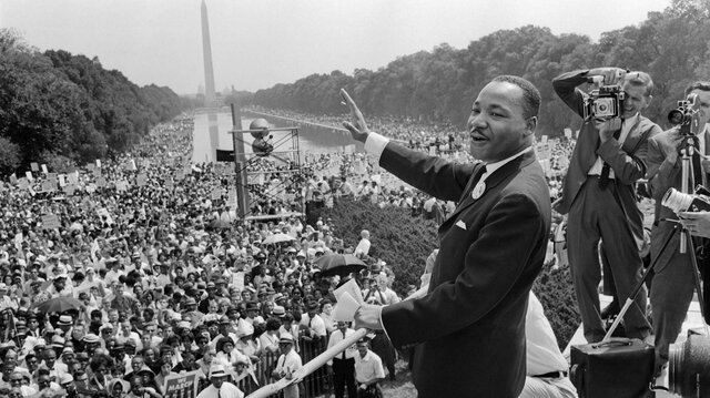 Proclamación del discurso I have a dream, Martin Luther King Jr.