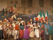 entrada triunfal de Juárez a la ciudad de México