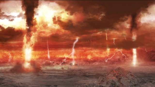 La formación de oceanos