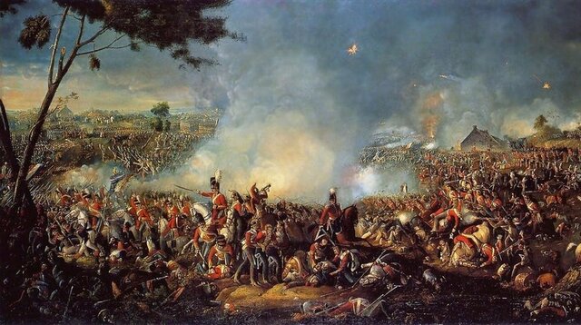 18 de juny 1815: derrota de Waterloo, i  definitiva de Napoleó